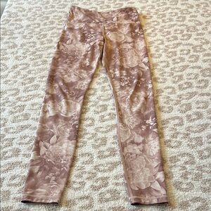 Athleta Pink Rose Long Leggings.